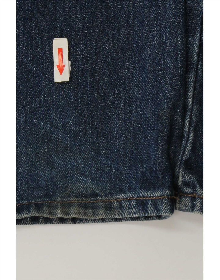 Wrangler Mens Regular Fit Straight Jeans W36 L34 Blue Cotton