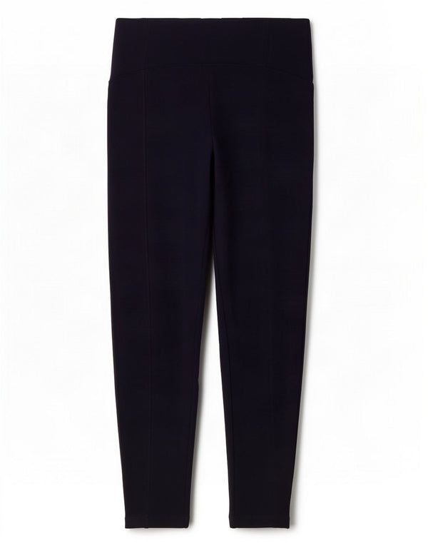 Marks & Spencer Womens Leggings UK 12 Medium Navy Blue