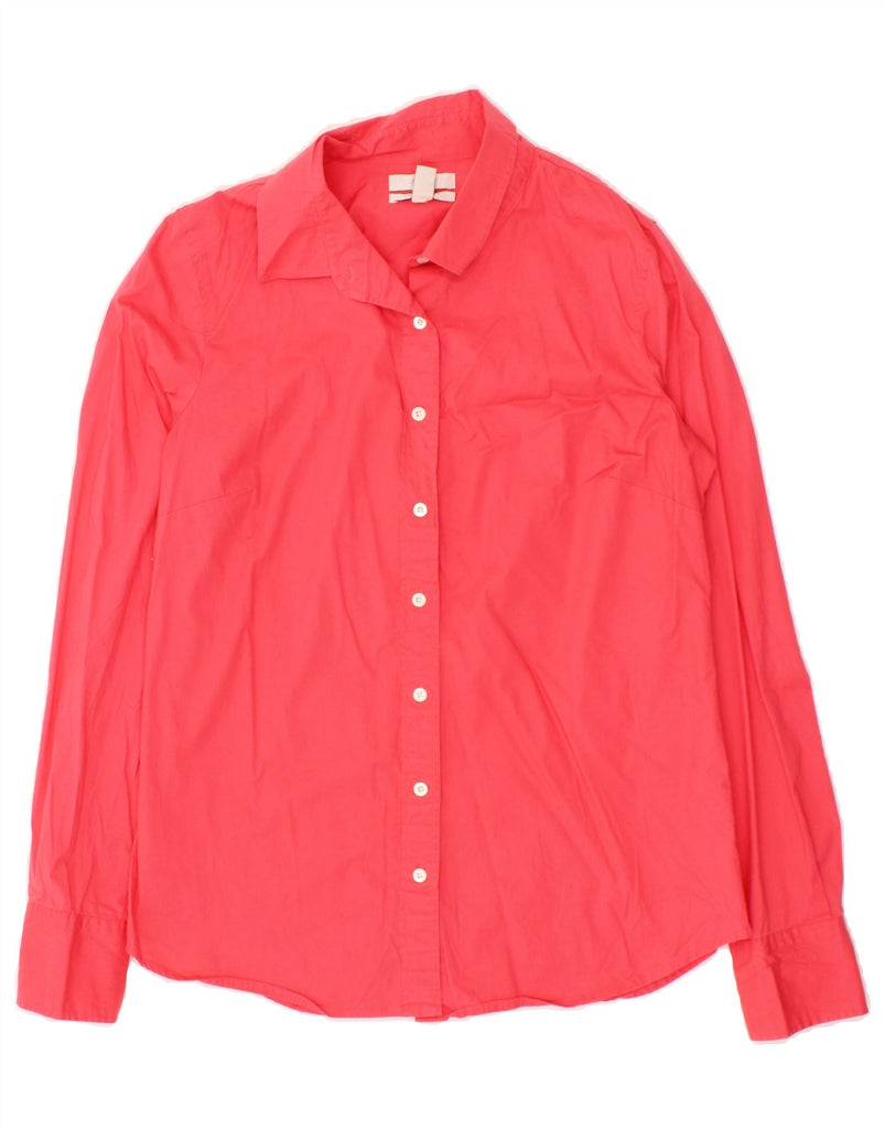 J. CREW Womens Shirt UK 10 Small Pink Cotton Vintage J. Crew and Second-Hand J. Crew from Messina Hembry 
