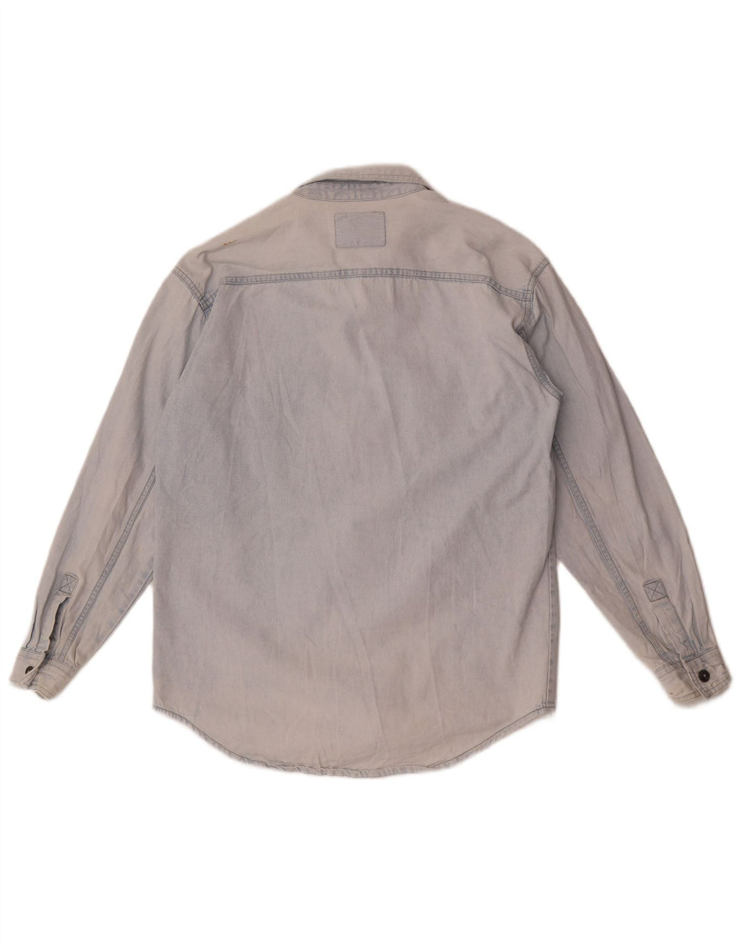 Levi's Mens Denim Shirt Small Blue Cotton
