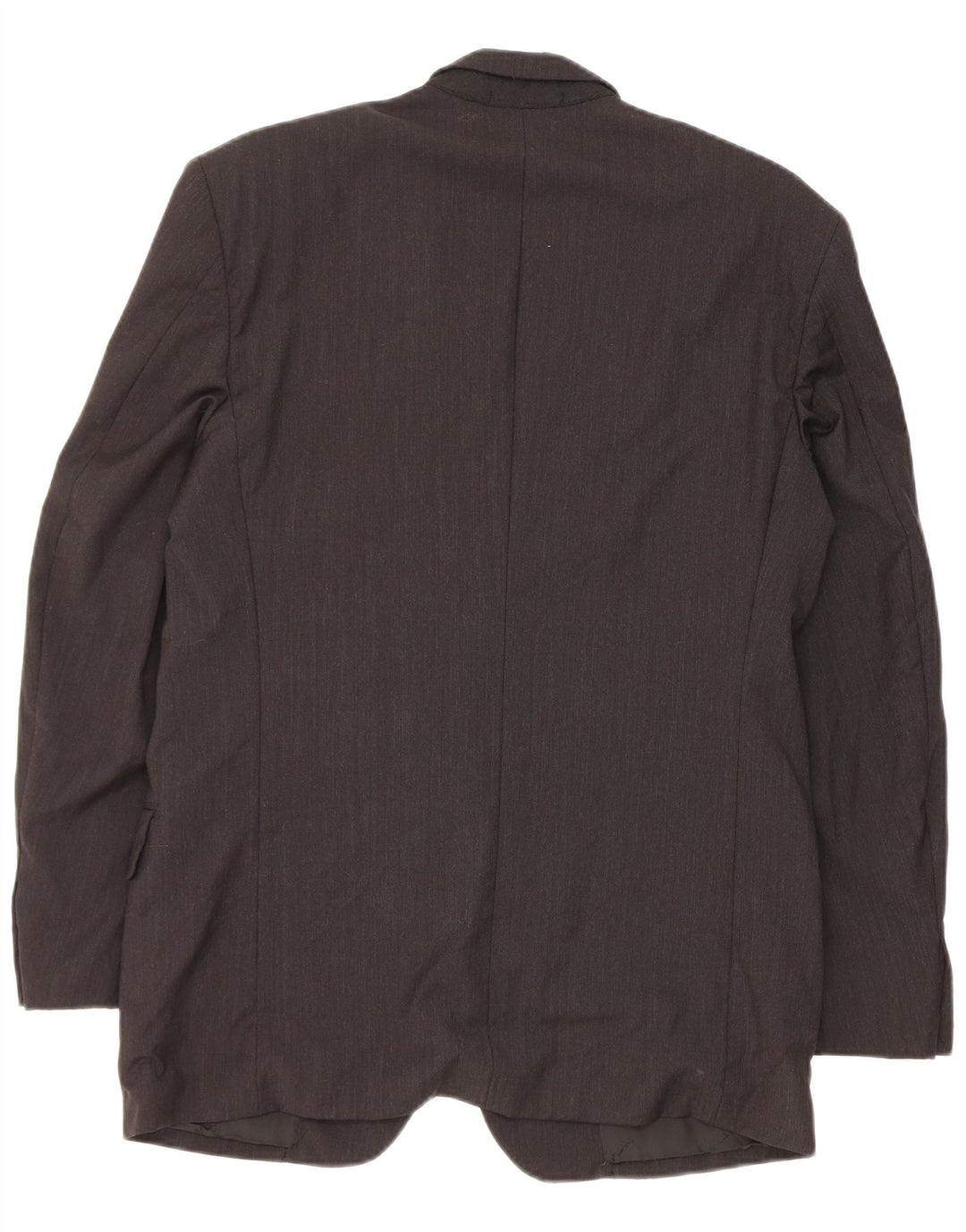 Trussardi Mens 2 Button Blazer Jacket IT 48 Medium Black Virgin Wool