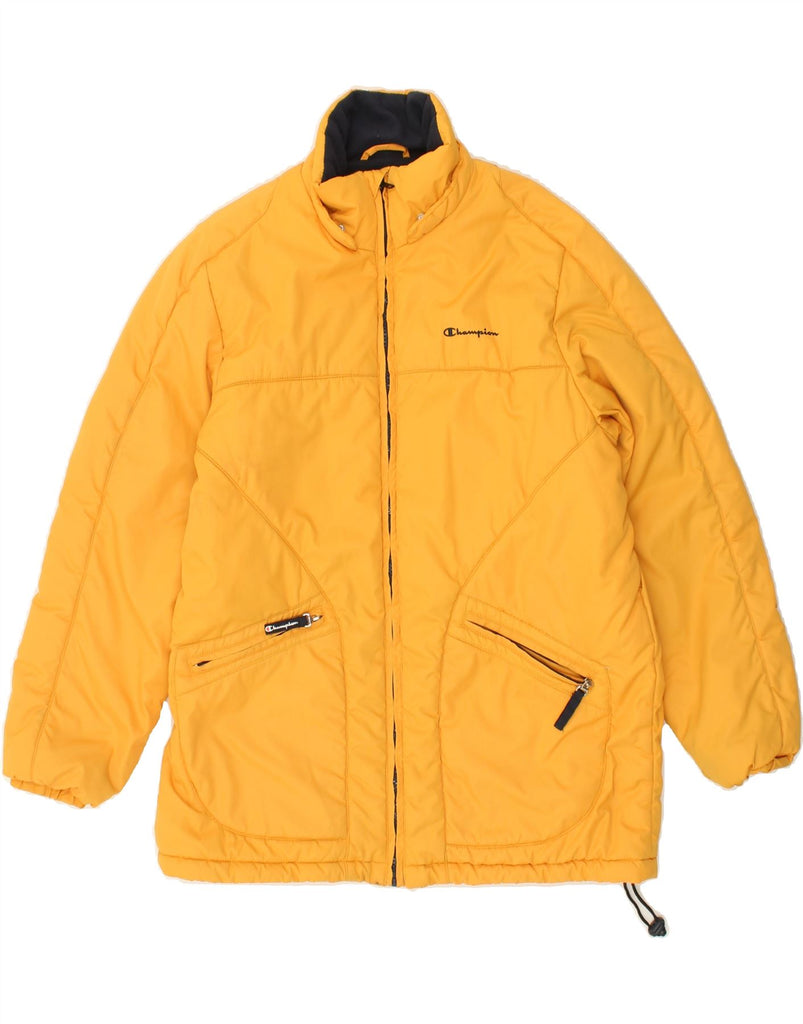 CHAMPION Boys Padded Jacket 13-14 Years XL  Yellow Polyamide | Vintage Champion | Thrift | Second-Hand Champion | Used Clothing | Messina Hembry 