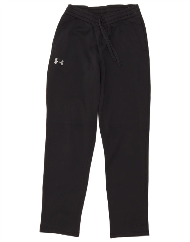 UNDER ARMOUR Boys Cold Gear Tracksuit Trousers 13-14 Years XL  Black
