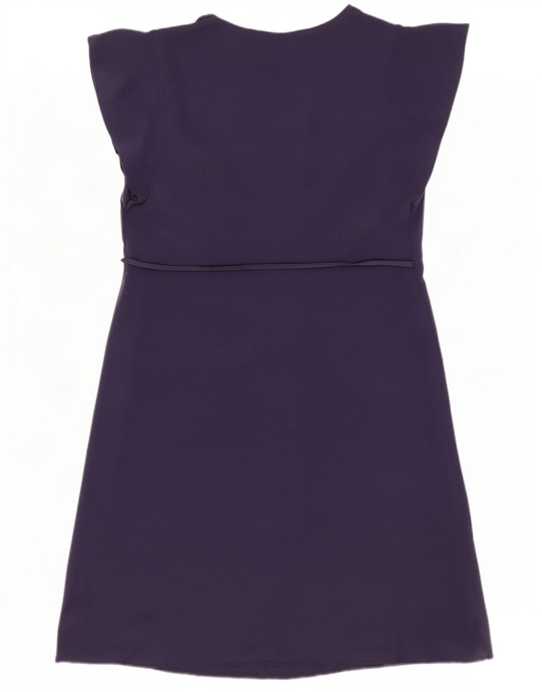 Marks & Spencer Womens A-Line Dress UK 16 Large Navy Blue Polyester
