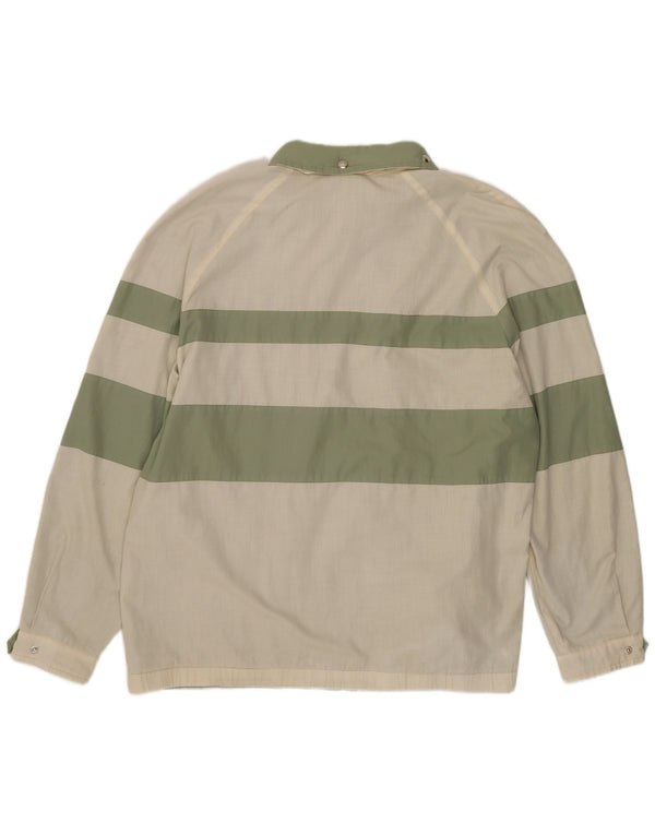 Vintage Mens Hooded Reversible Jacket IT 52 XL Green Colourblock