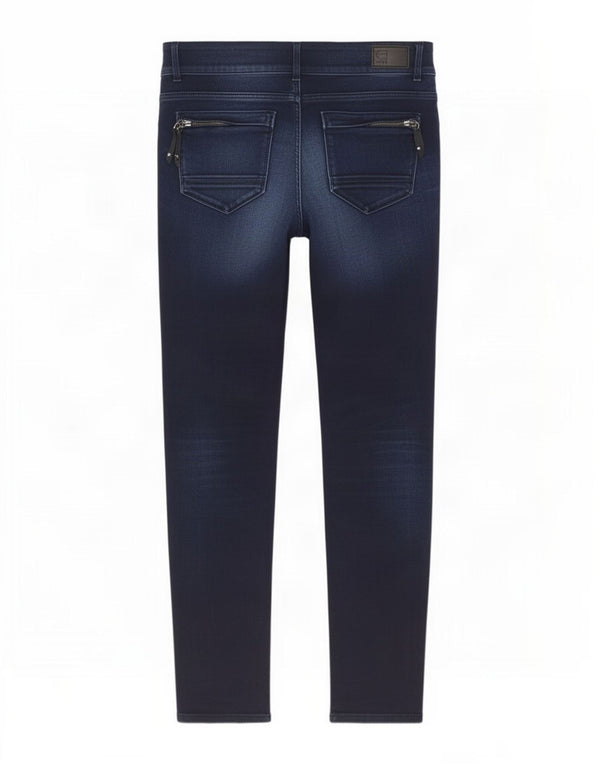 G-Star Womens Midge Cody Skinny Jeans W34 L34 Navy Blue Cotton