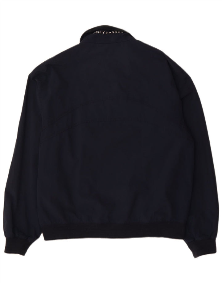 Helly Hansen Mens Bomber Jacket UK 40 Large Navy Blue Nylon