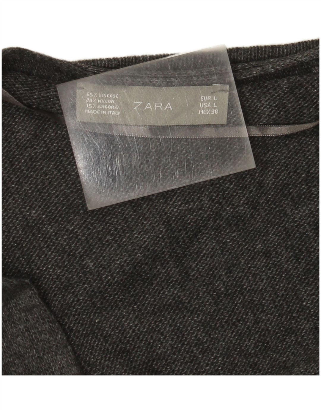 Zara Womens Cardigan Sweater UK 14 Large Grey Viscose