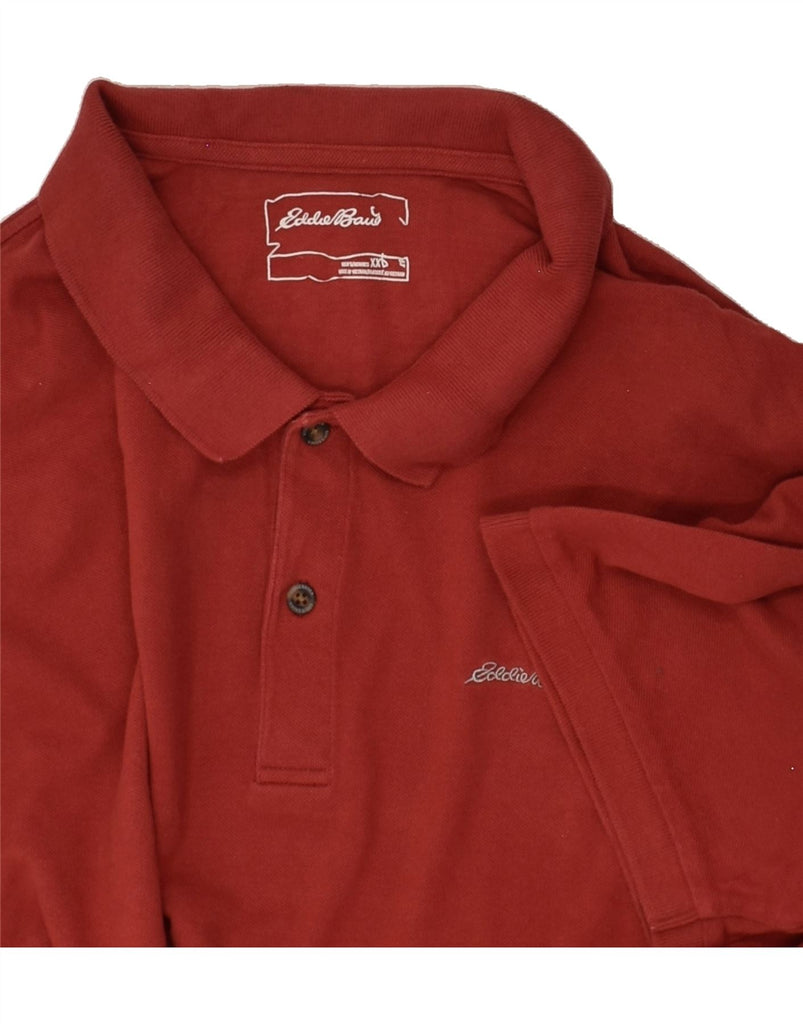 EDDIE BAUER Mens Polo Shirt 2XL Red Cotton | Vintage Eddie Bauer | Thrift | Second-Hand Eddie Bauer | Used Clothing | Messina Hembry 