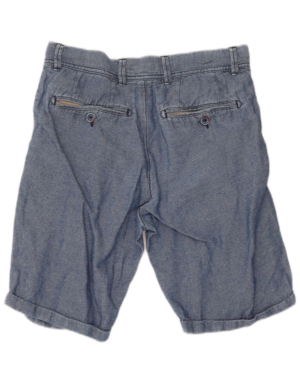 Refrigiwear Womens Regular Chino Shorts W30 Medium Blue Cotton
