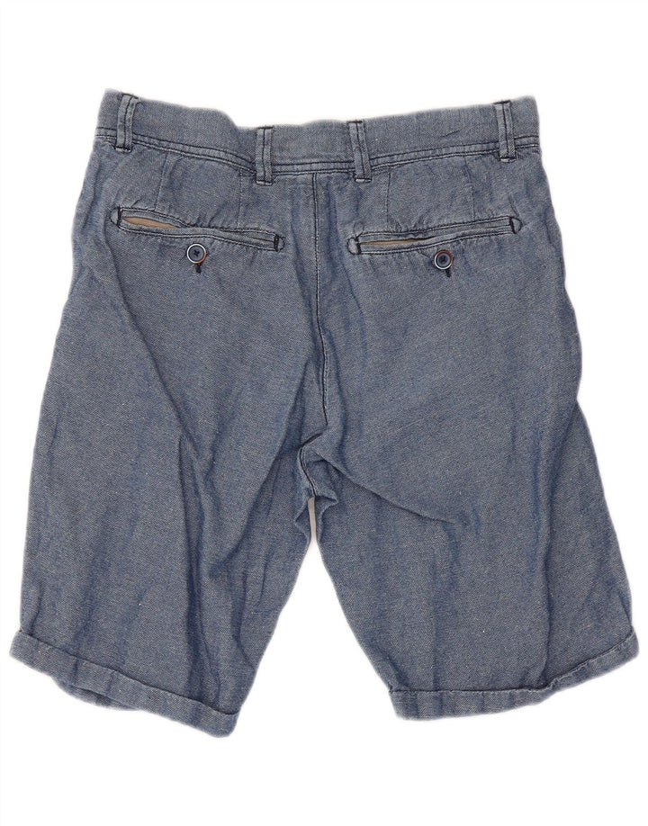 Refrigiwear Womens Regular Chino Shorts W30 Medium Blue Cotton