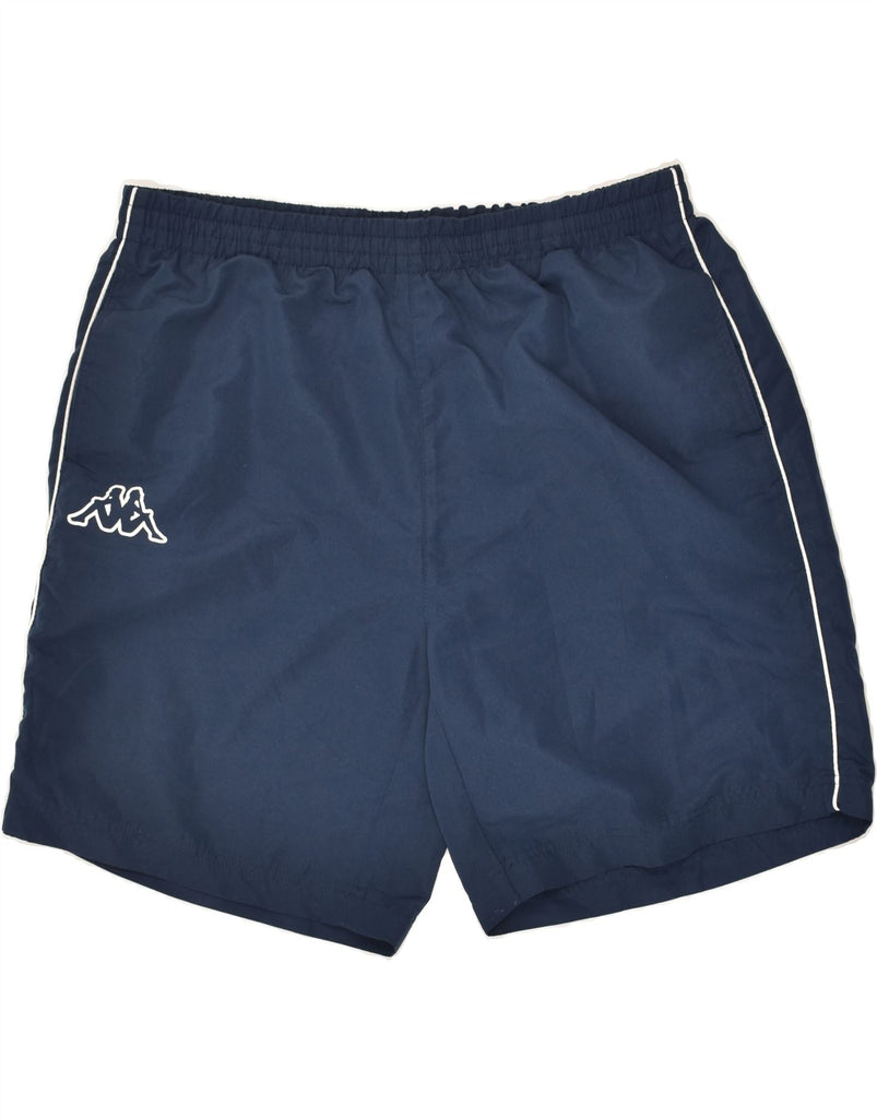 KAPPA Mens Sport Shorts XL Navy Blue Polyester | Vintage Kappa | Thrift | Second-Hand Kappa | Used Clothing | Messina Hembry 