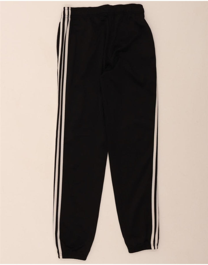 ADIDAS Boys Tracksuit Trousers Joggers 13-14 Years  Black Polyester