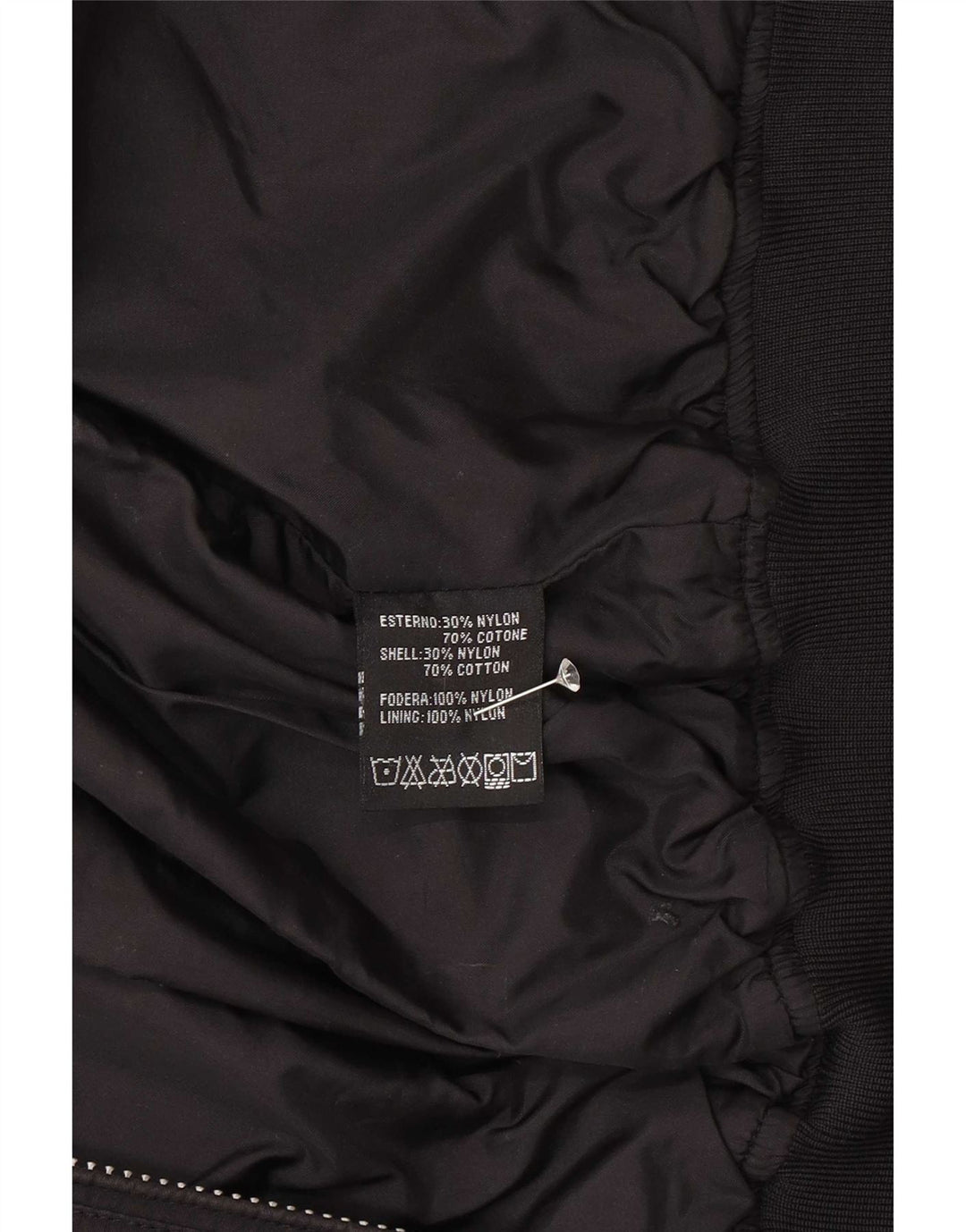 Refrigue Boys Bomber Jacket 13-14 Years Black Nylon