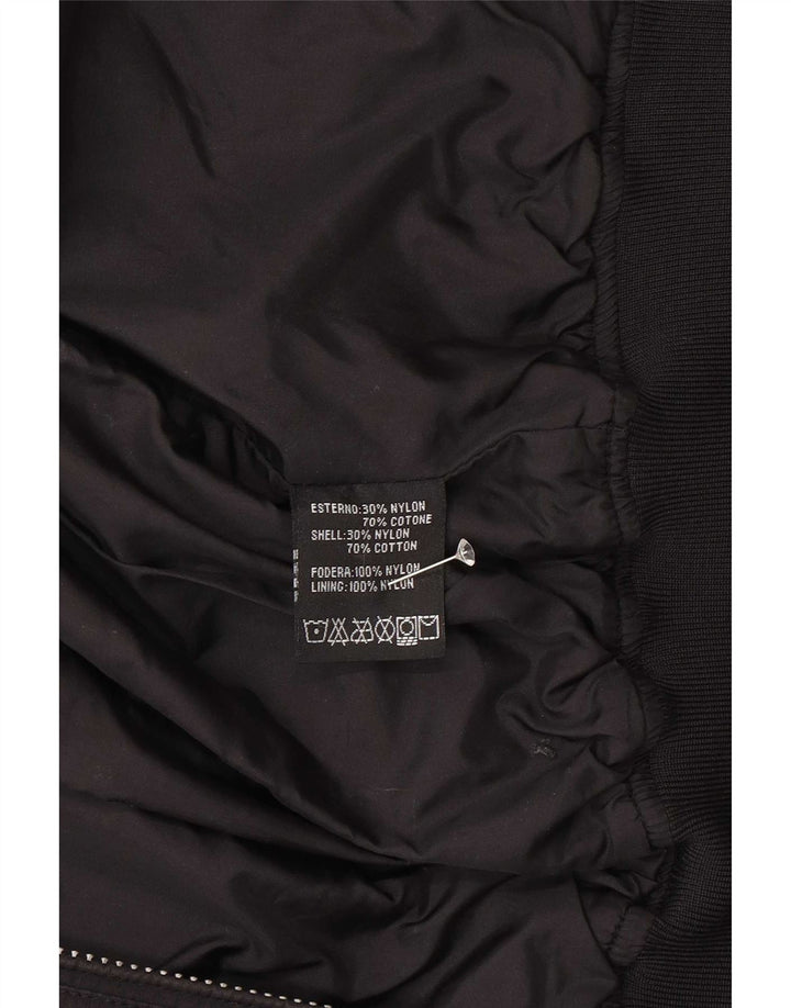 Refrigue Boys Bomber Jacket 13-14 Years Black Nylon
