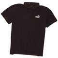 Puma Mens Polo Shirt XL Black Cotton