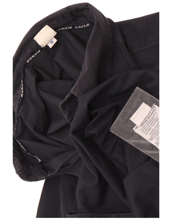 North Sails Mens Shirt Medium Black Cotton