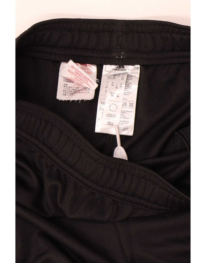 Adidas Boys Aeroready Tracksuit Trousers 13-14 Year Black Polyester