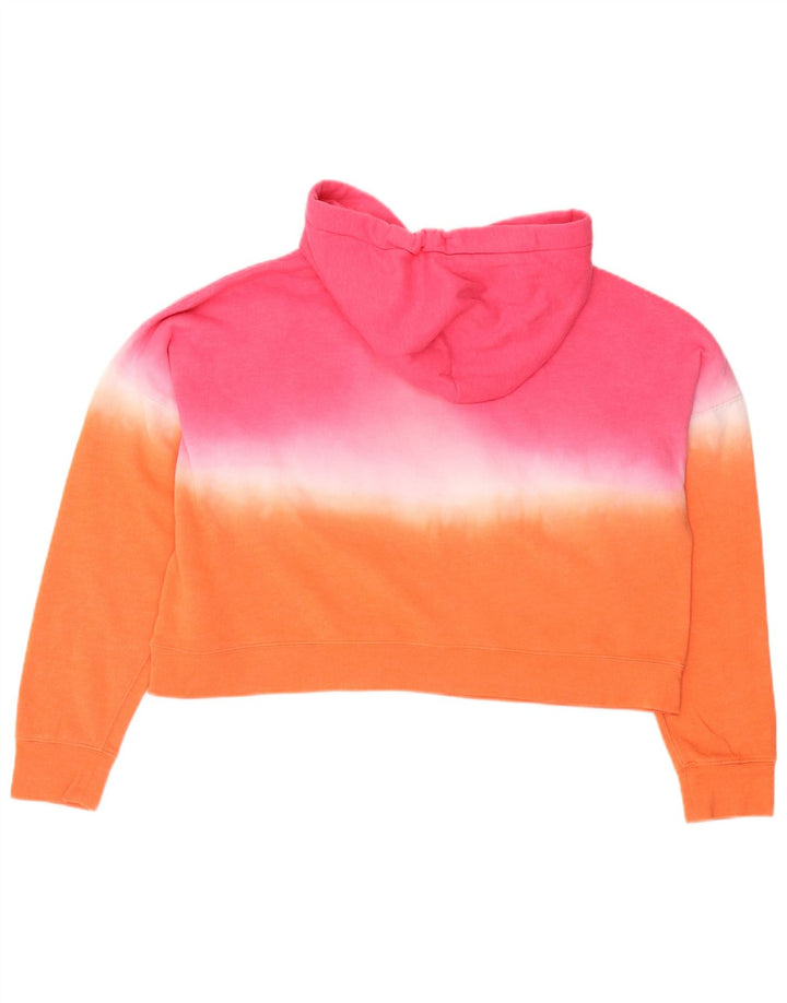 CALVIN KLEIN Womens Oversized Hoodie Jumper UK 14 Medium Multicoloured