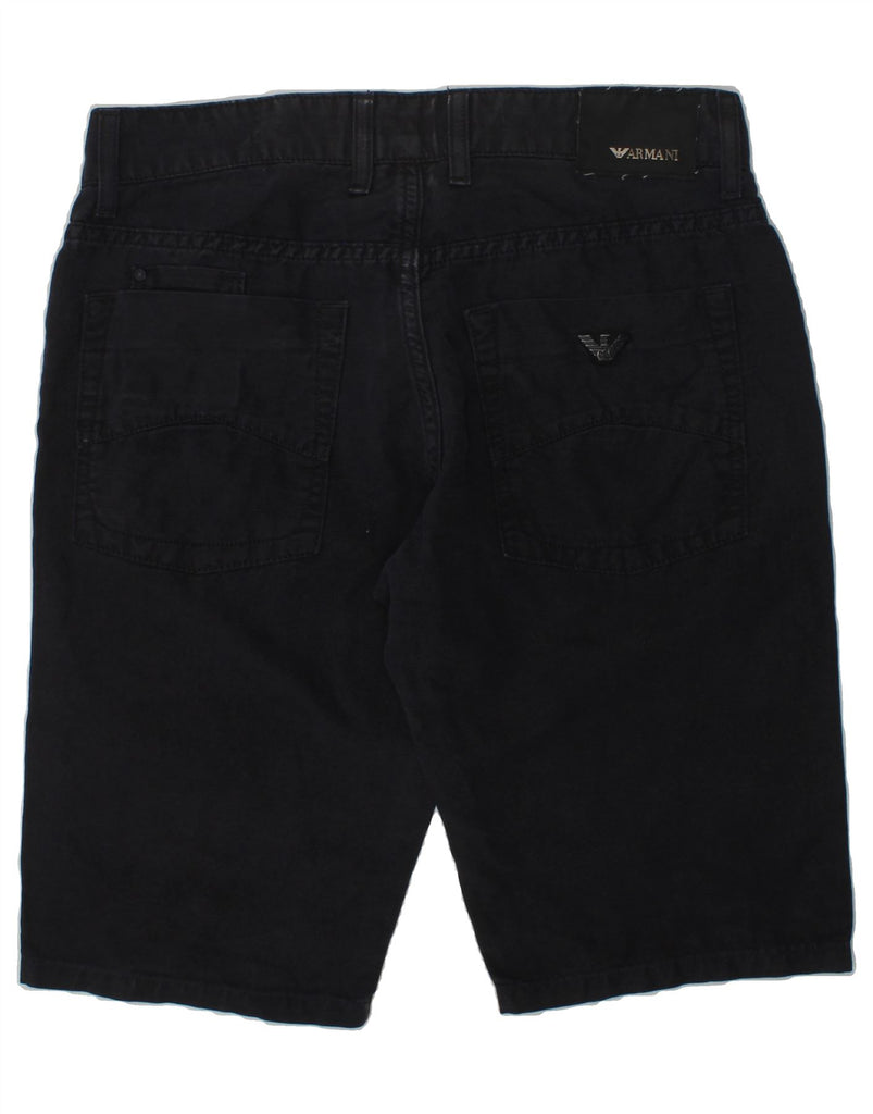 ARMANI JUNIOR Boys Casual Shorts 14-15 Years W30 Navy Blue Cotton | Vintage Armani Junior | Thrift | Second-Hand Armani Junior | Used Clothing | Messina Hembry 