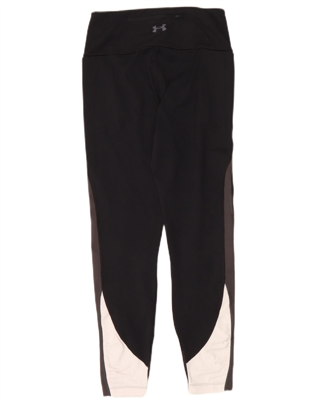 Under Armour Womens Leggings UK 10 Small Black Colourblock Polyester