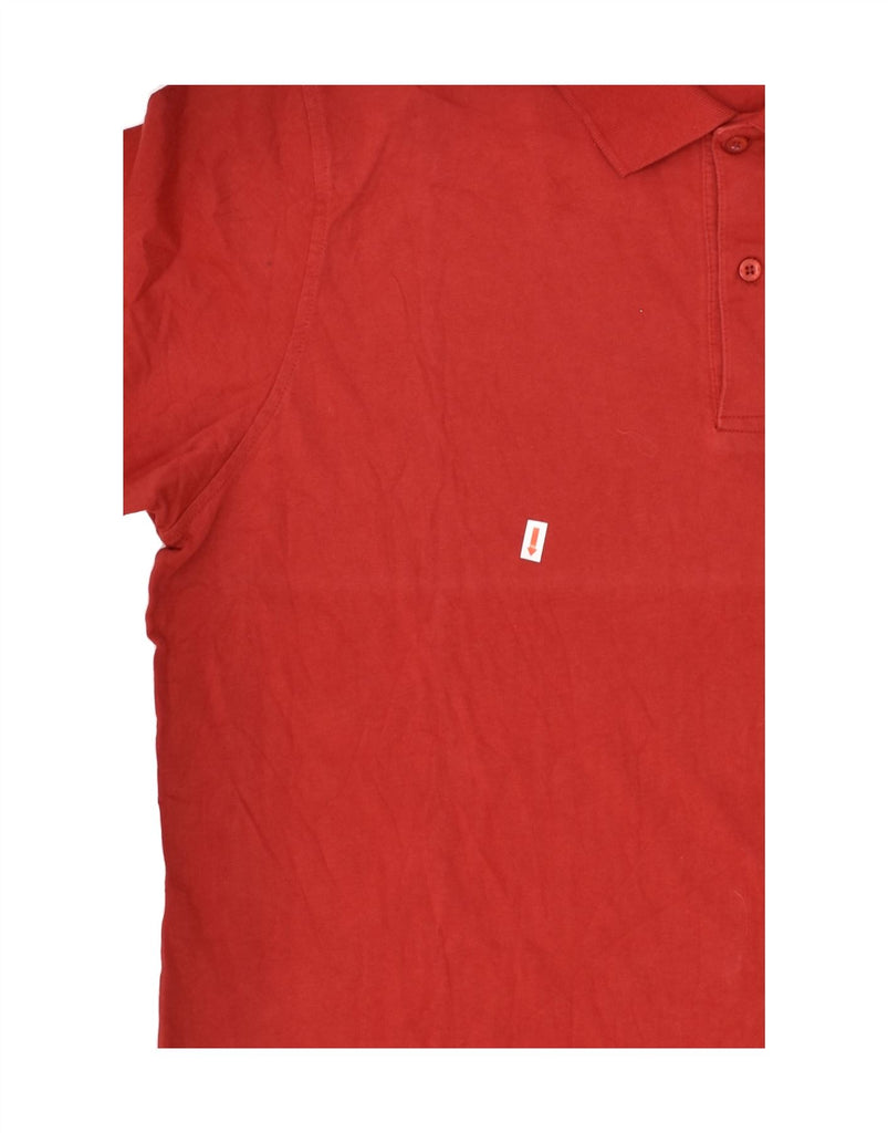 LOTTO Mens Slim Polo Shirt 3XL Red Cotton | Vintage Lotto | Thrift | Second-Hand Lotto | Used Clothing | Messina Hembry 