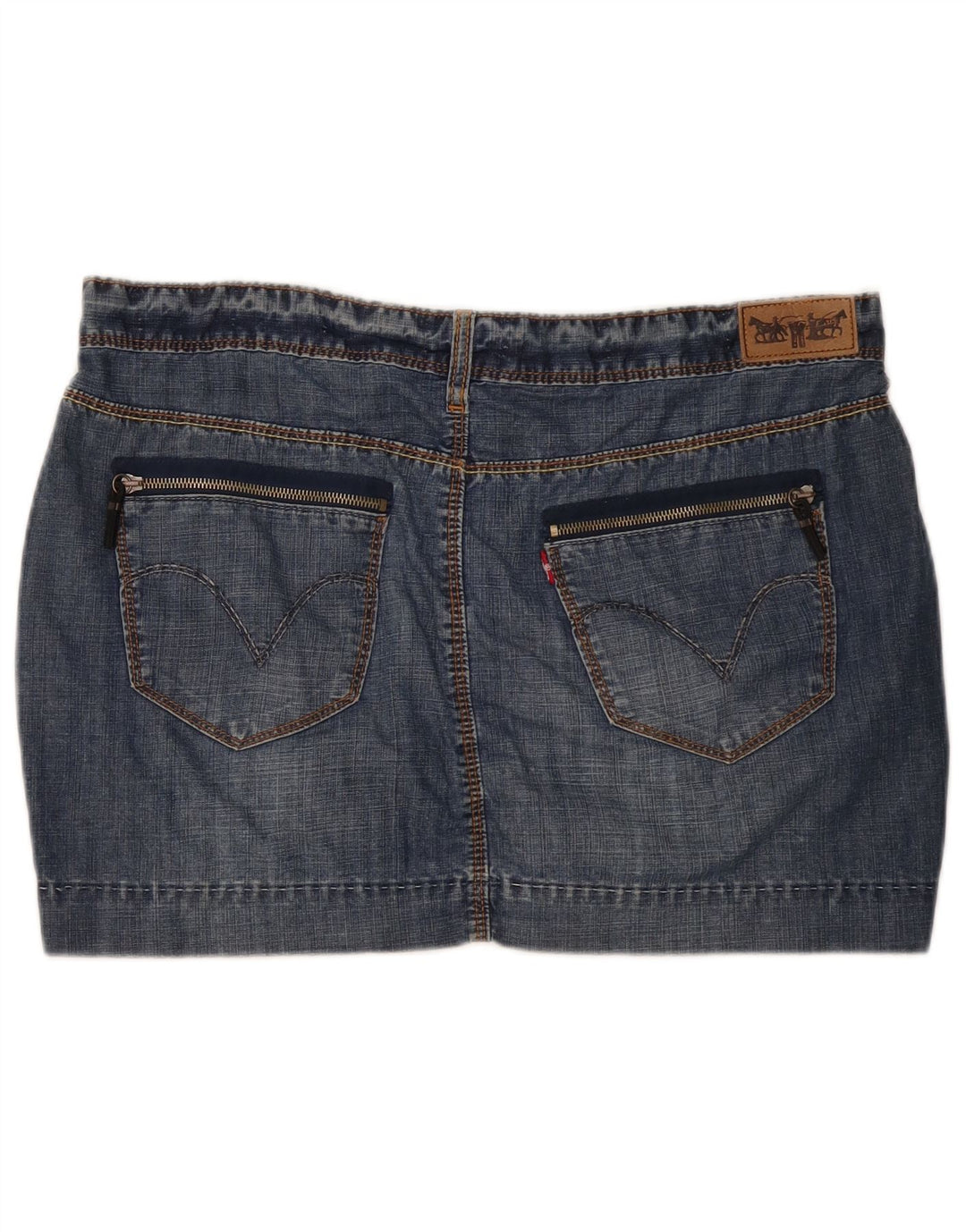 Levi's Womens Mini Denim Skirt W38 XL  Blue