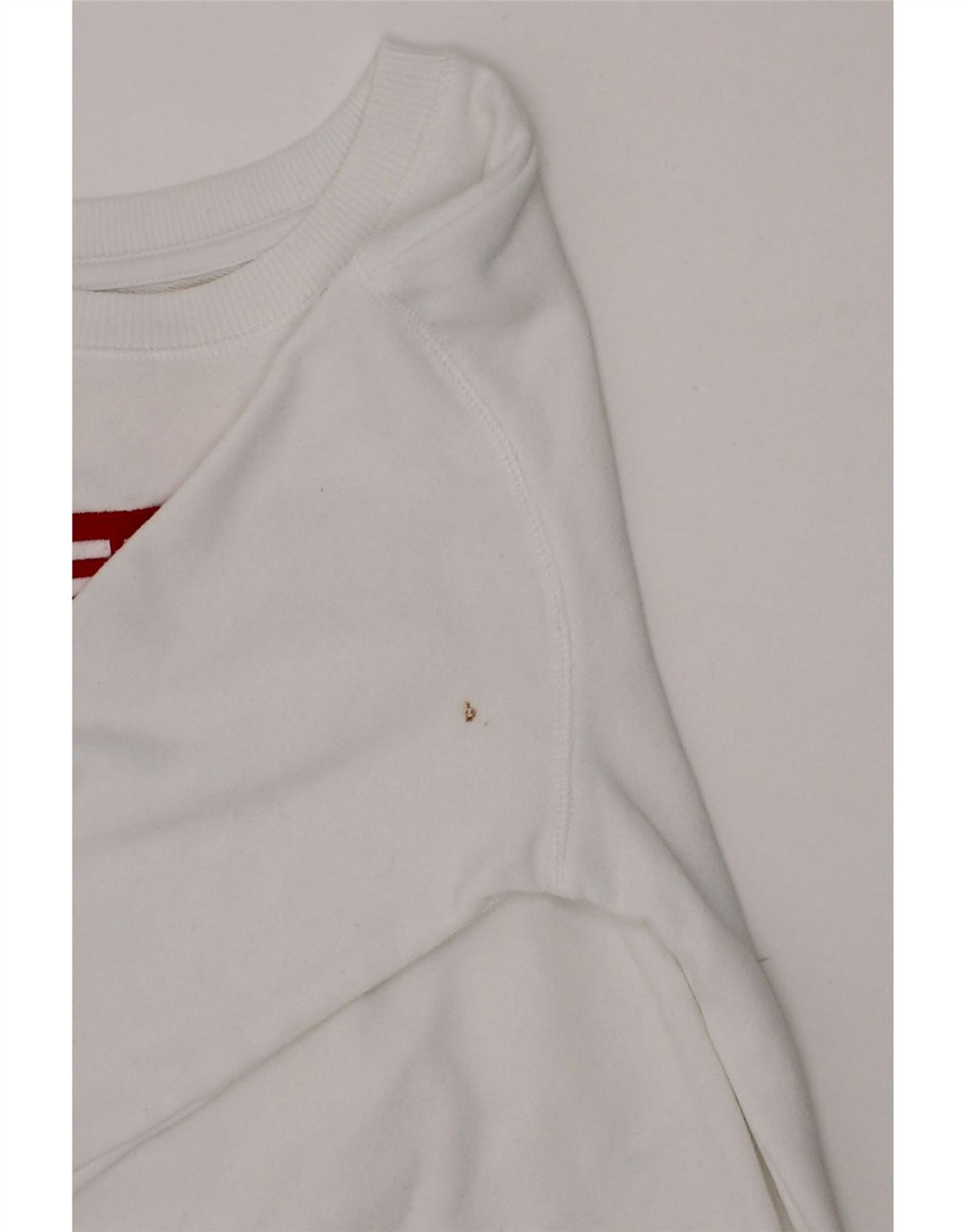 LEVI'S Boys Graphic Sweatshirt Jumper 11-12 Years White Cotton Vintage Levi's and Second-Hand Levi's from Messina Hembry 