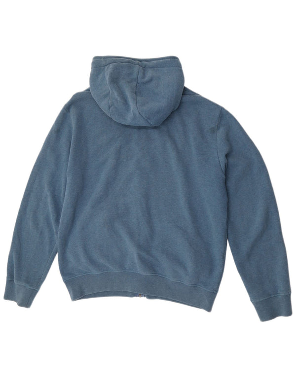 Crew Clothing Mens Zip Hoodie Sweater Large Blue Cotton