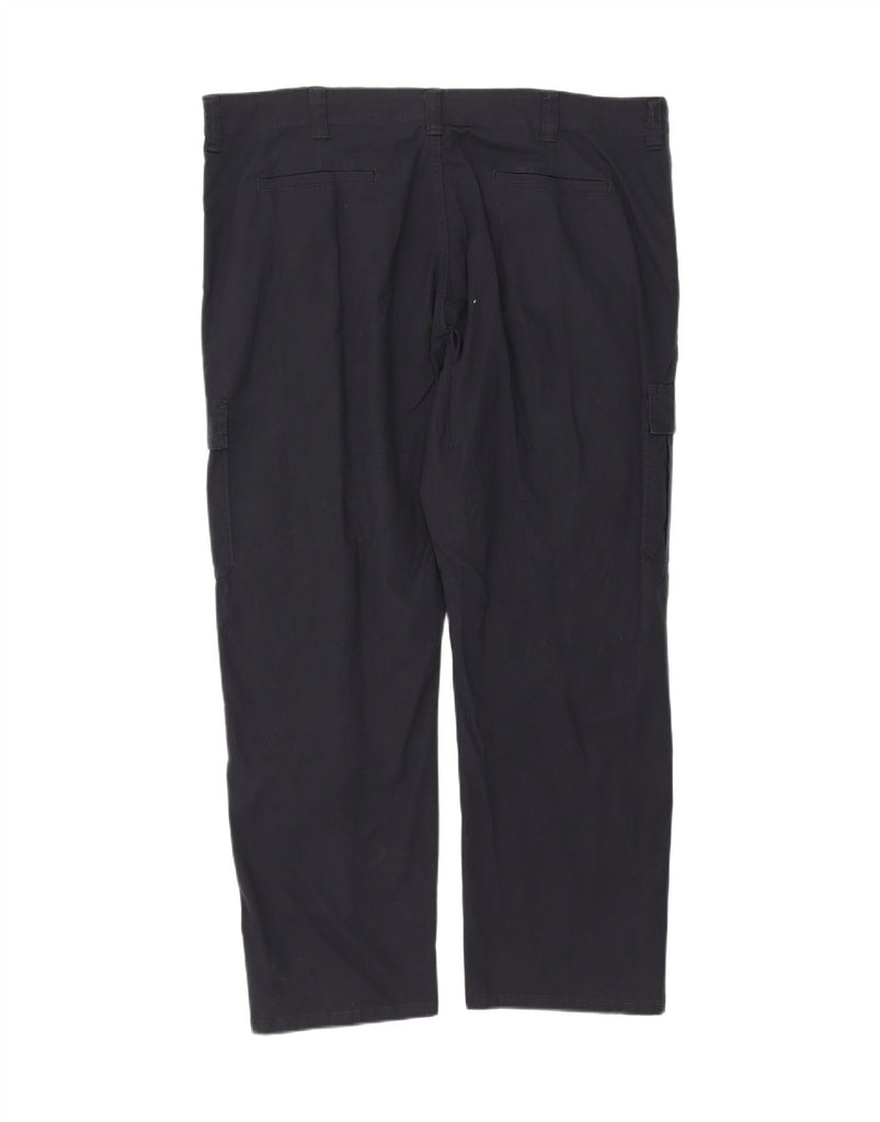 WRANGLER Mens Straight Cargo Trousers W42 L30 Navy Blue Cotton Vintage Wrangler and Second-Hand Wrangler from Messina Hembry 