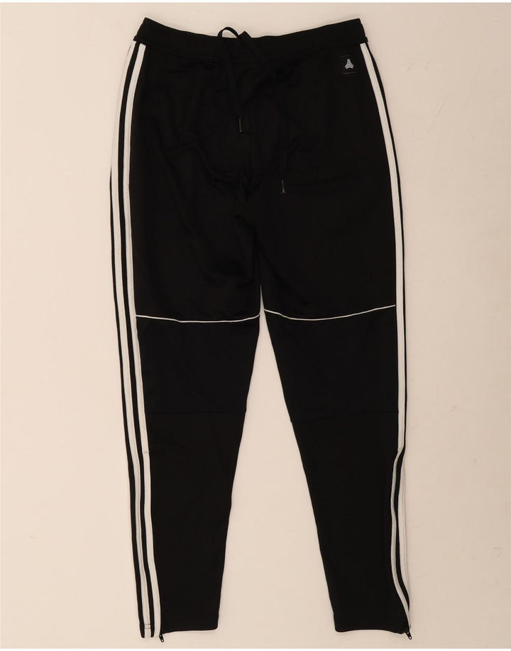 Adidas Mens Tracksuit Trousers Medium  Black Polyester