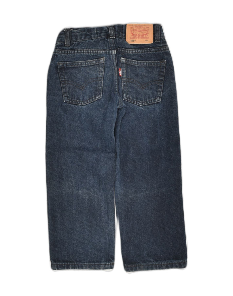 LEVI'S Boys 505 Regular Straight Jeans 3-4 Years W20 L16 Blue Cotton | Vintage Levi's | Thrift | Second-Hand Levi's | Used Clothing | Messina Hembry 