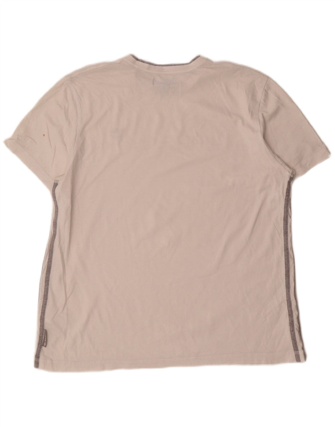 Adidas Mens T-Shirt Top XL White Cotton