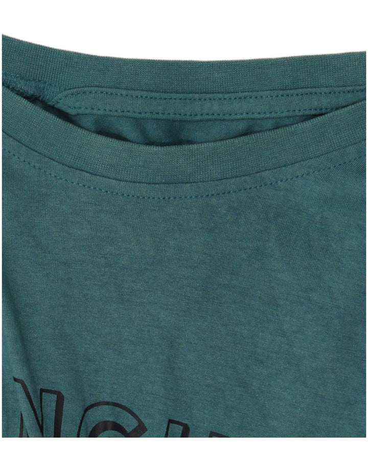 Penguin Mens Graphic T-Shirt Top XL Blue Cotton