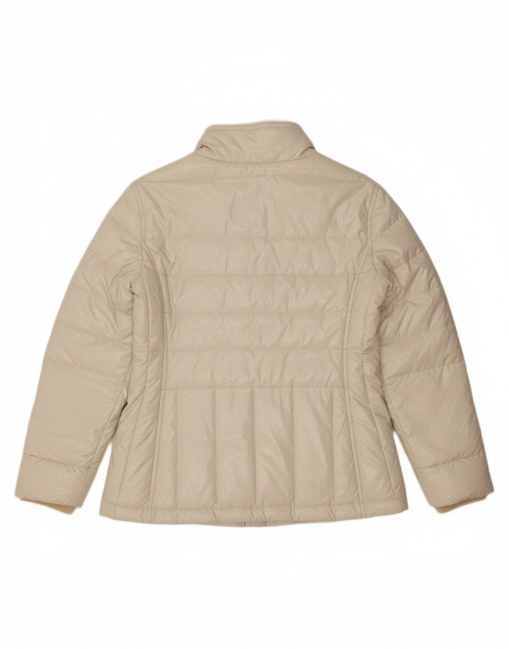 FAY Womens Padded Jacket UK 16 Large Off White