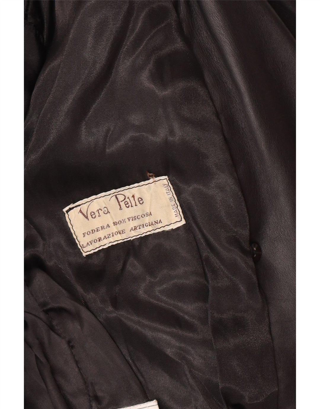 Vintage Womens Leather Jacket UK 14 Medium Black Leather