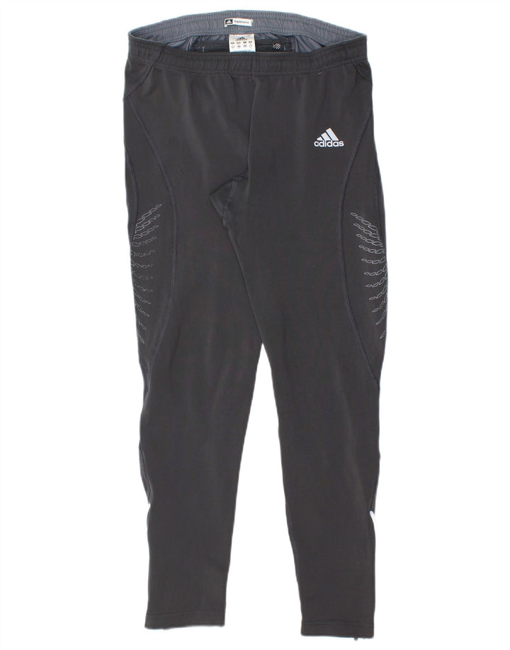 ADIDAS Womens Supernova Leggings UK 14 Medium  Black Polyester