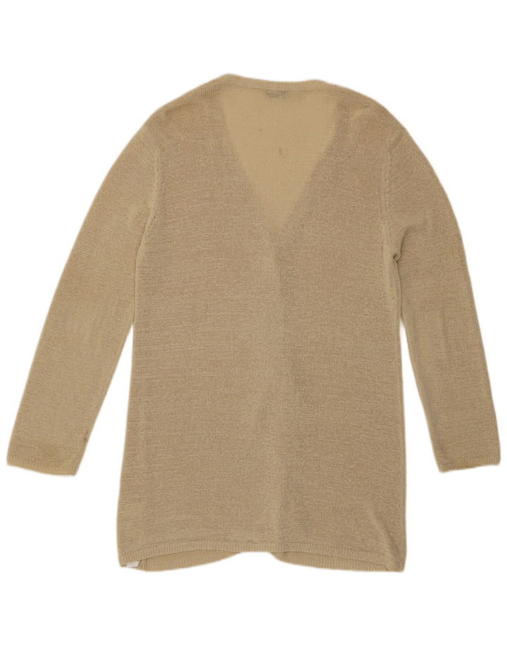 Marks & Spencer Womens St. Michael Cardigan Sweater UK 12 Medium Beige