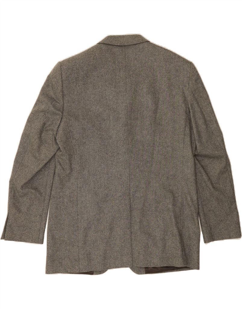 KENZO Mens 3 Button Blazer Jacket IT 56 3XL Grey Wool Vintage Kenzo and Second-Hand Kenzo from Messina Hembry 