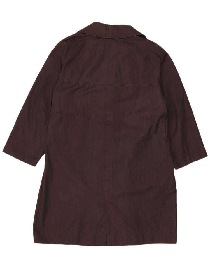 Vintage Womens Overcoat UK 14 Large Burgundy