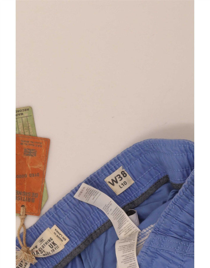 Fat Face Mens Chino Shorts W38 XL Blue Cotton