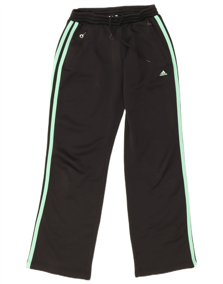 Adidas Womens Tracksuit Trousers UK 10 Small Black Polyester