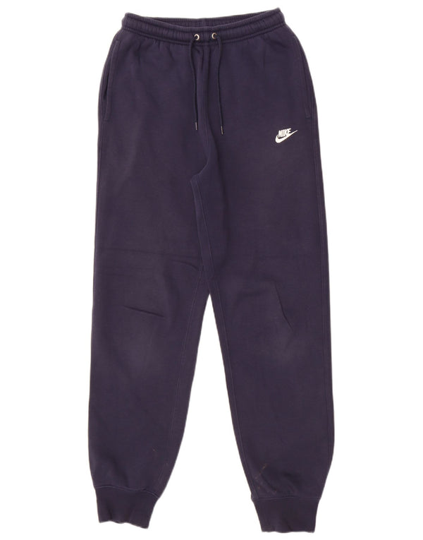 Nike Mens Tracksuit Trousers Joggers XS Navy Blue Cotton