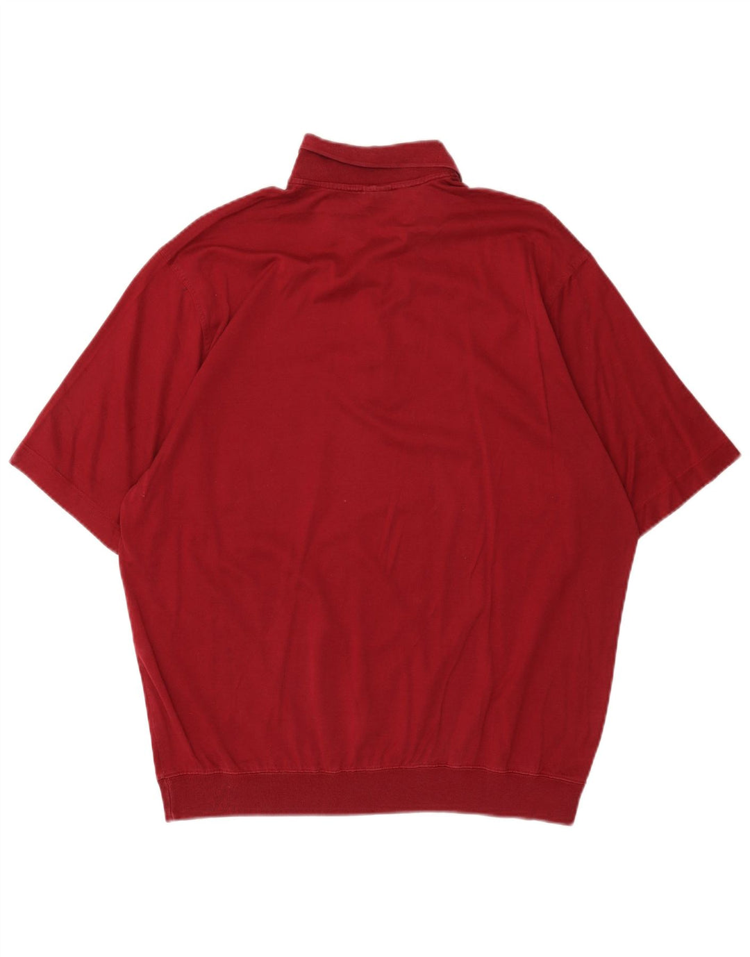 PAUL & SHARK Mens Yachting Polo Shirt Large Burgundy