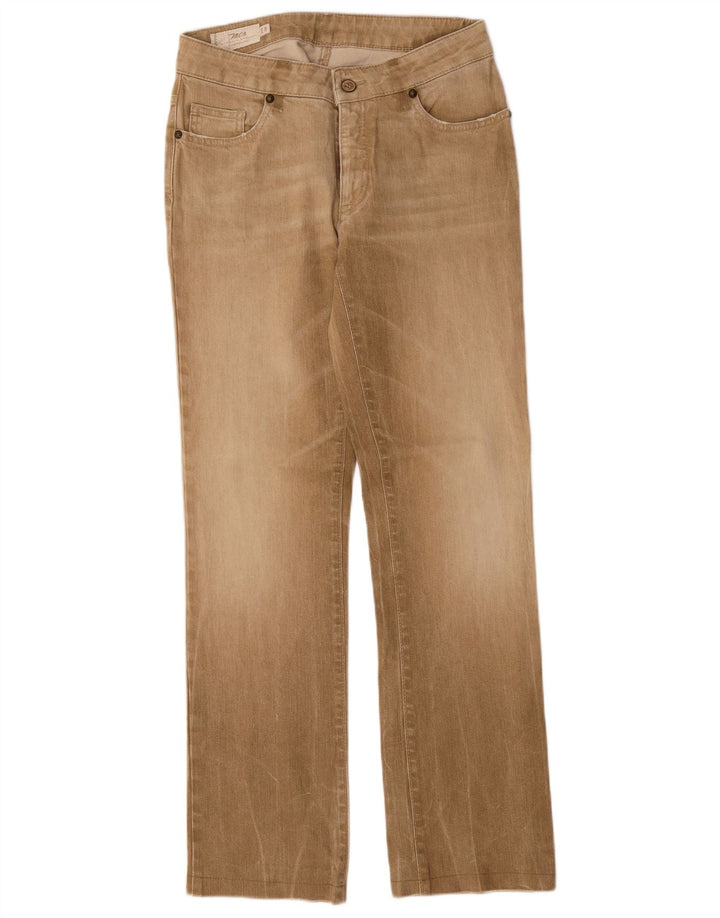 Marlboro Classics Womens Straight Jeans W29 L30 Beige Cotton