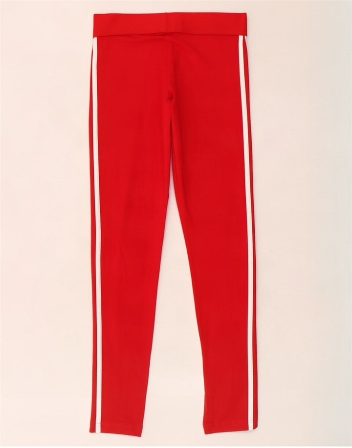 Adidas Womens Leggings UK 8/10 Small Red