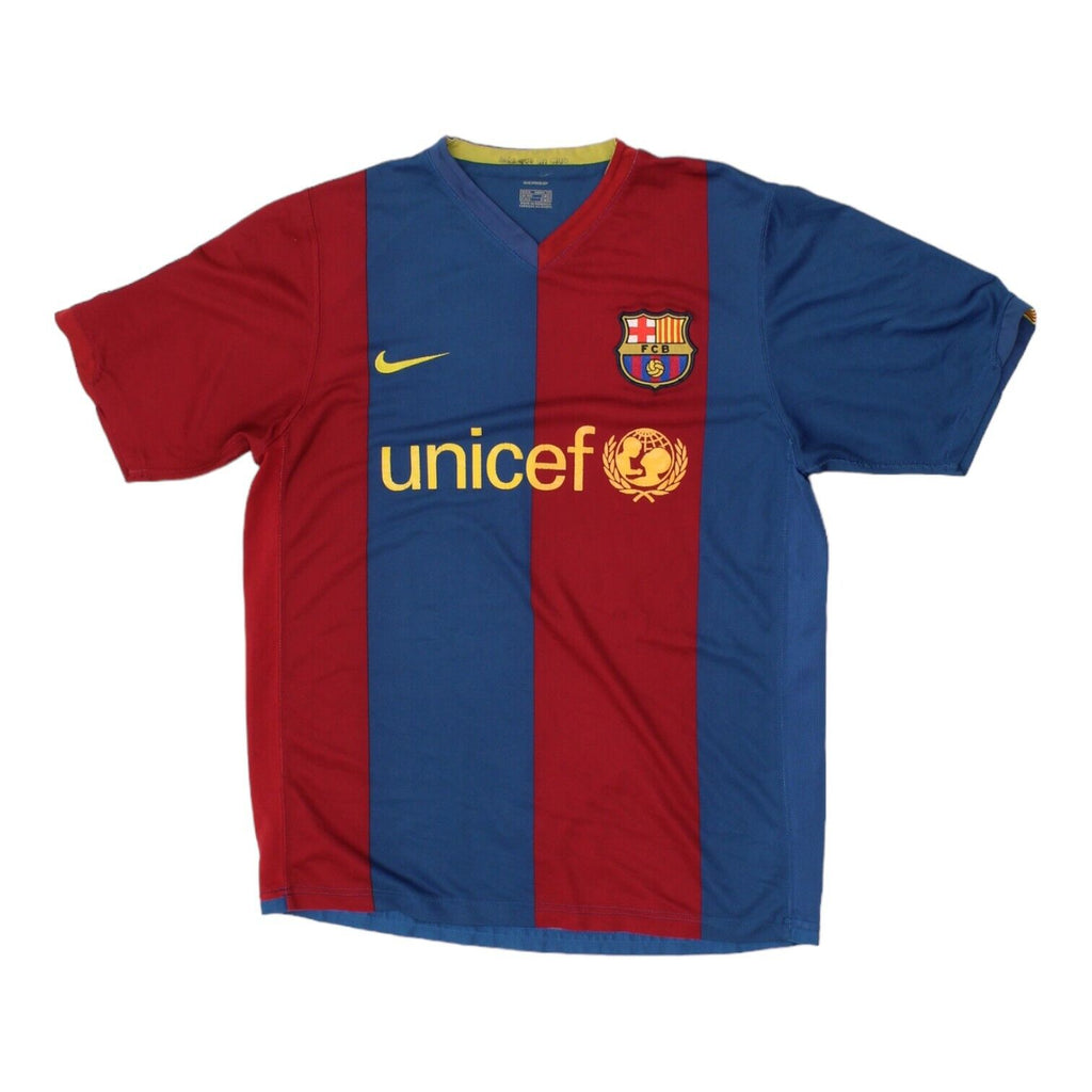 FC Barcelona 2006-07 Nike Mens Home Shirt | Vintage Football Sportswear VTG | Vintage Messina Hembry | Thrift | Second-Hand Messina Hembry | Used Clothing | Messina Hembry 
