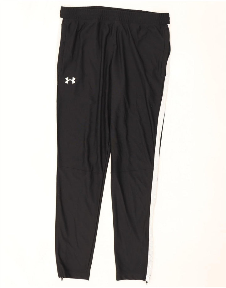 Under Armour Mens Tracksuit Trousers Large  Black Colourblock