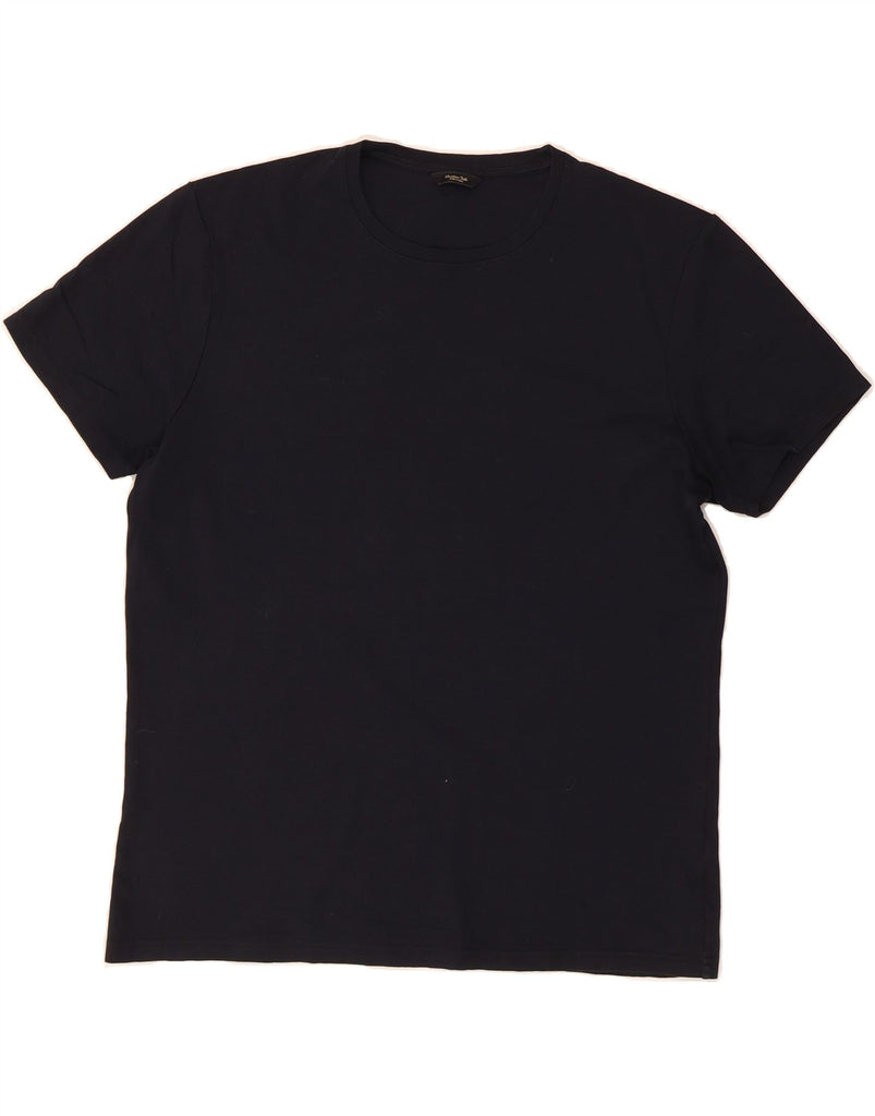 MASSIMO DUTTI Mens T-Shirt Top Large Black Vintage Massimo Dutti and Second-Hand Massimo Dutti from Messina Hembry 