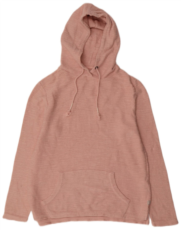 Fat Face Womens Hoodie Jumper UK 14 Medium Pink Cotton